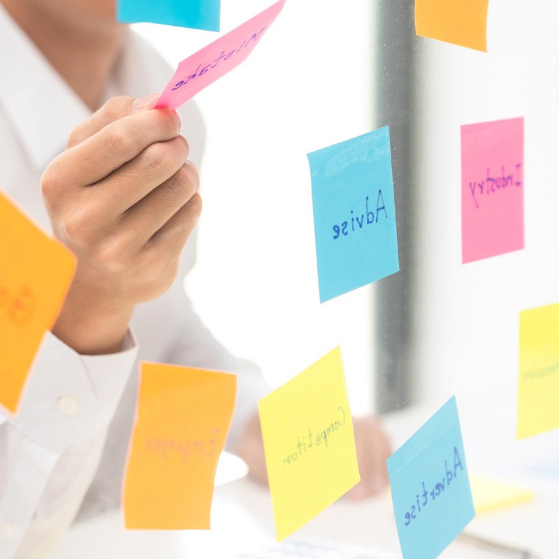 Mr. Pen- Lined Sticky Notes 1.5" x2", 6 Pads, 60