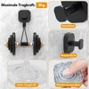homeasy Pack of 2 Suction Cup Hooks Extra Strong Suction