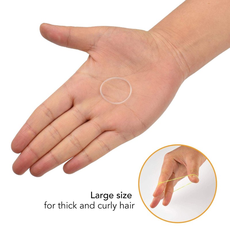 EXTRA STRONG 300 Mini Hair Rubber Elastics Multi Pack for