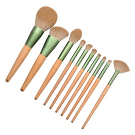 Baluue 10pcs Makeup Brush Set Powder Blush Portable Makeup Brush Powder Brush for Loose Powder Eye Shadow Blush Cosmetics Brush Makeup Blush Eye Shadows Brush Makeup Kit Artificial Fiber