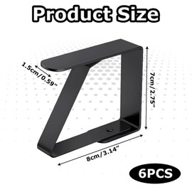 6 pieces tablecloth clips, large, tablecloth clips, stainless steel, tablecloth clips, outdoor table cloth clips, outdoor table cloth clips, for picnics, parties, weddings