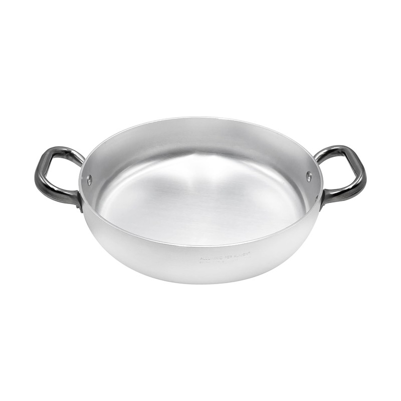 Pentole Agnelli Professional Aluminium 3 Mm. Omelette Pan With 2