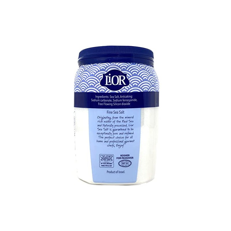 LiOR Fine Sea Salt, Natural Red Sea Salt | Chef’s