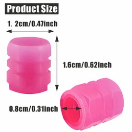Yungeln 20Pcs Noctilucous Tire Air Caps Cover,Fluorescent Car Tire Valve Caps,Glowing Tire Valve Stem Caps,Universal Tire Valve Stem Covers for Car,Truck,SUV