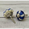 ARTISNO Blue & White Ceramic Knobs Kitchen Cabinet Drawer Knobs