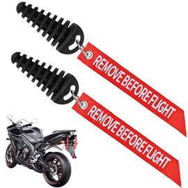 2 Pack Muffler Exhaust Wash Plug 0.6"-1.5" Rubber Exhaust Plugs with 2 Streamers, Exhausts Cleaning Plugs for 2 Stroke Motorcycle Dirt Bike with Rubber Exhausts Silencer Wash Plug
