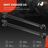A-Premium 2 x Rear Forward Lower Control Arms, with Bushing,