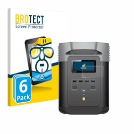 BROTECT Screen Protectors for EcoFlow Delta 2 Ultra Clear Pack of 6