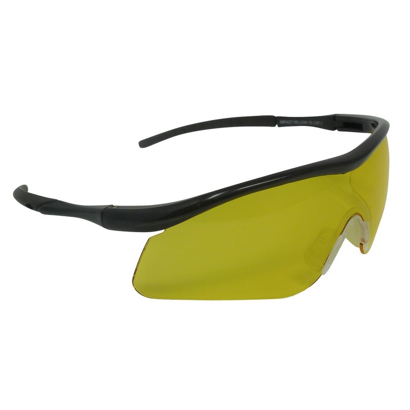 Impact Shooting Safety Glasses Yellow Shatterproof UV400 Lens