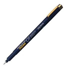 Sakura Crepas Water Based Markers, Pigma, 0.1mm, Black, ESDK01#49, Set of 5