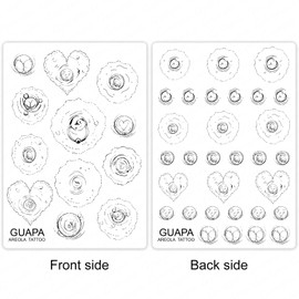 3PCS 3D Silicone Areola Tattoo Practice Pads – 1.5mm Thick Realistic Tattoo Nipple Training Tool for Areola Temporary Tattoo Training (3PCS White Pad)