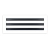 BUILDMART - 18x6 Modern AC Vent Cover - Decorative White