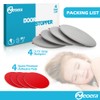 Neoera Door Stopper Wall, 3.15" Round Soft Rubber Door Stop,