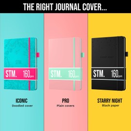 Bullet Dotted Journal Dot Grid Notebook | B5 Daily Journaling Notebooks for Personal Writing, Work, Women | 160gsm Thick Paper, Hard cover, Lay Flat Binding | B5 < 8.5 x 11 Cuaderno Libretas de apuntes