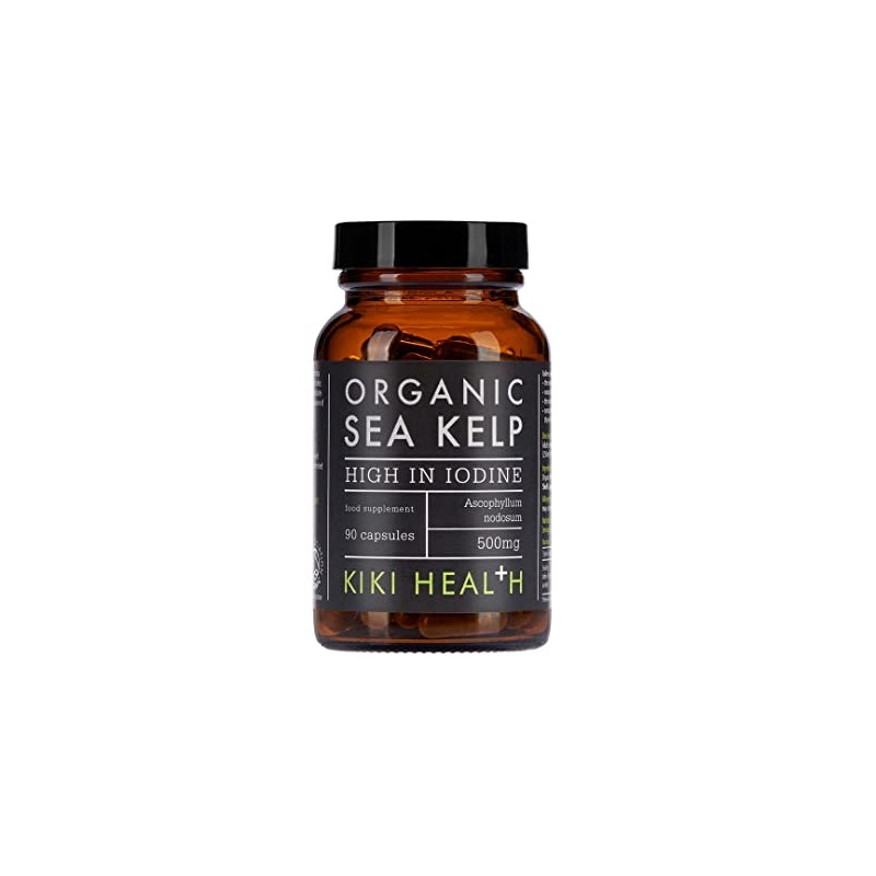 KIKI Health Organic Sea Kelp - 90 Capsules, 500mg |
