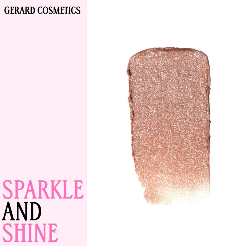 Gerard Cosmetics Glitter Lipstick (Hollywood Blvd), Nude Pink Lipstick with