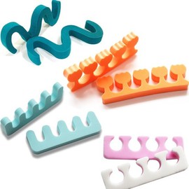 Nail window toe separator toe insert pedicure toe fixation sponge latex / 네일윈도우 토우 세퍼레이터 발가락끼우개 페디네일 발가락고정 스폰지 라텍스