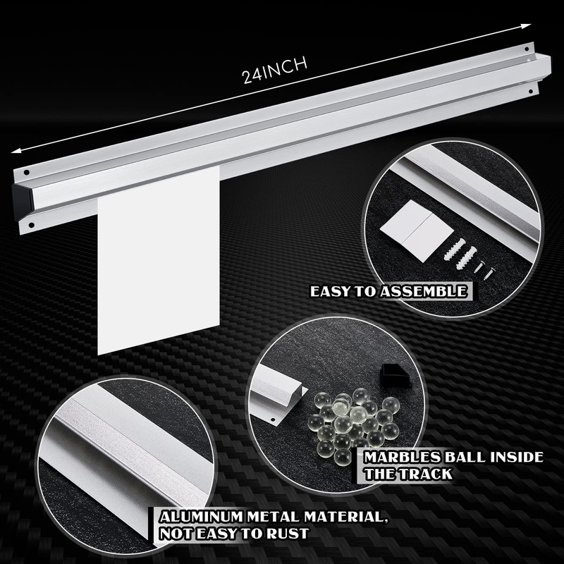 Henoyso 2 Pieces Restaurant Ticket Holder Receipt Holder Aluminum Order