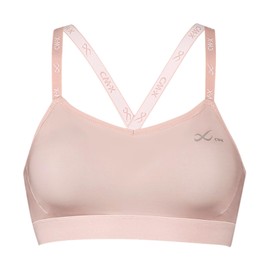 Cedar Brewex Wacoal HTY110 Sports Bra, Style-Free, Soft to Wear, Sweat Absorbent, Quick Drying (Main Body) Sweat Deodorizing (Body) Fitness, Training, Yoga, Built-in Molded Cup, Wireless,, SP