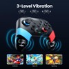 VOYEE Switch Controllers Compatible with Switch/Lite/OLED/Windows, Programmable RGB Flash LED,
