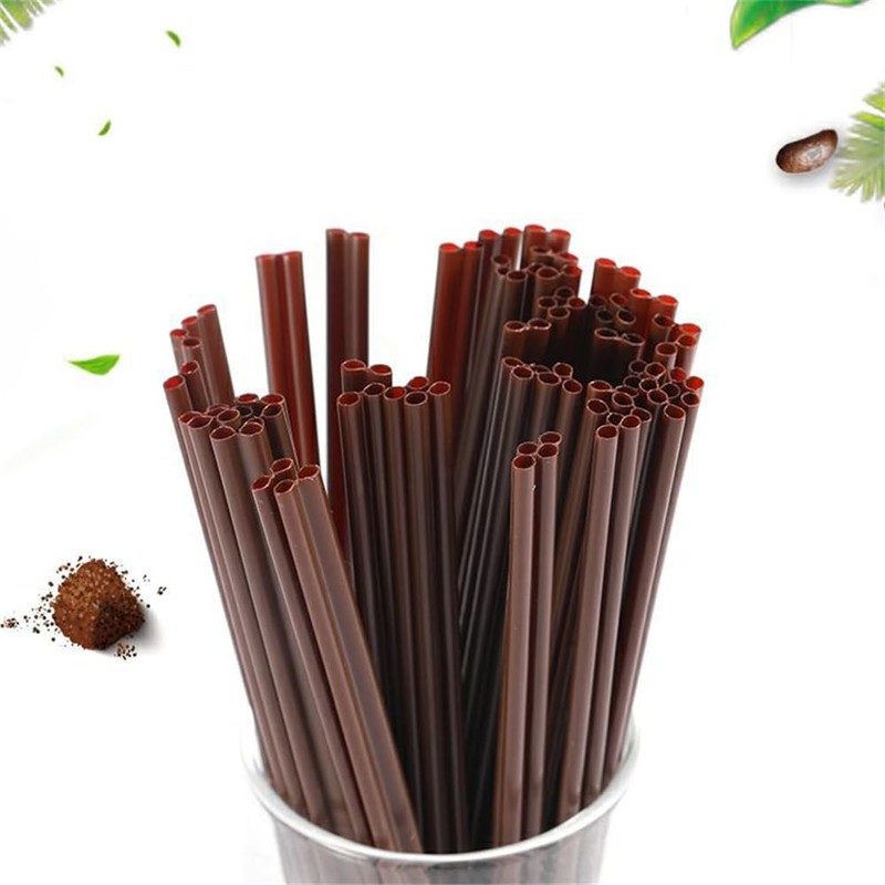 100 Pcs Individually Packaged Black Plastic Extra Long Flexible Disposable