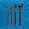 FTVOGUE 4 Pcs/Set Punch Herramienta de Bricolaje de Cuero Herramientas