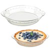 2-Pack (7"/8") Glass Baking Dish Set, Round Pie Glass Bakeware