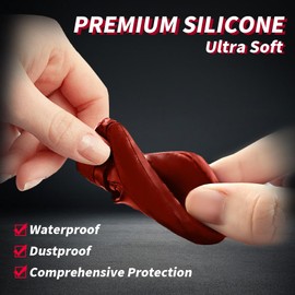 Corvette C8 Key Case - Premium Silicone Shell for Smart Remote Key Protection, 6 Buttons