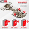 SOTECH Soft Close Pot Hinges 110° Corner Stop T48 with