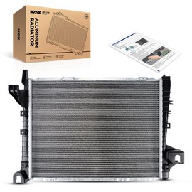 KAX CU2480 Engine Radiator Replacement, Compatible with 2004-2008 Ram 1500 4.7L, 2004-2008 Ram 1500 3.7L, 2003 Ram 1500 5.7L, 2002-2003 Ram 1500 5.9L, 2003 Ram 2500 5.7L, 2003 Ram 3500 5.7L