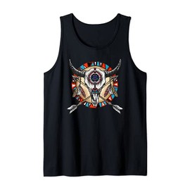 Funny Native American Indian Cross Arrows Gift For Men Women Tank Top