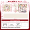 TELAIN Table Runner Easter with Bunny Motif, 13x72 Inch, High