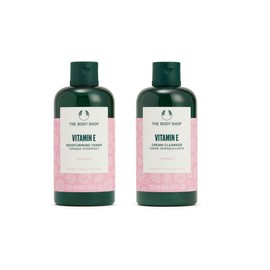 The Body Shop Vitamin E Toner 250 ml and The Body Shop Vitamin E cream cleanser 250 ml