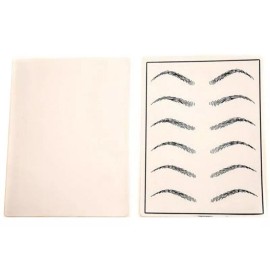 Piel Sintética Tatuar Doble Cara Cejas Microblading 10 Hojas
