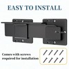 9-Inch Heavy Duty Flip Gate Latch with 4 Padlock Holes