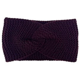 West Loop Knit Women'S Headbands, Vintage, Assorted Color - Burgundy, One Size