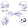 Enlision Men's Bow Tie with Pocket Square - Bow Ties