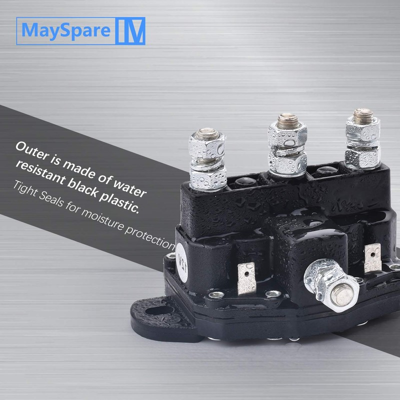 MaySpare Winch Motor Reversing Solenoid Switch Intermittent Duty Trombetta 214-1231-A11