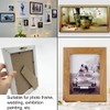 Pack of 24 Picture Frame Holders, Prong Hangers for Pictures,