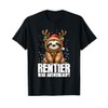 Reindeer War Sold Out Christmas Sloth Christmas Time T-Shirt, black