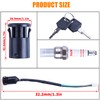 MWMNUN Ignition Key Switch 2pcs 4-Wire 4-pin and A7TC Spark