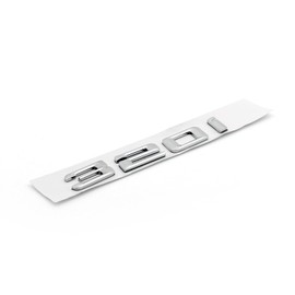 Bruce & Shark Car Rear Badge Emblem Metal 320I Suitable for E21 E90 E46 E36 E30 F30 Saloon Chrome