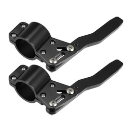 X AUTOHAUX 2pcs Car Turn Signal Extension Steering Wheel Extension Kit Black