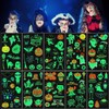 Tattoo Stickers Christmas Fluorescent Stickers Glow in the Dark Sticker