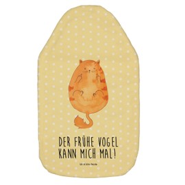 Mr. & Mrs. Panda Hot Water Bottle Cat Early Bird Gift, Hot Water Bottle Cover, Cat, Coffee, Cats, Cat Decoration, Cat Items, Meow, Heat Cushion