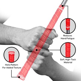 Wedge Guys Helix Wrap Grips Bundle – Supreme Control w/ Increased Texture - All-Weather Performance Golf Club Grips Replacement for Regripping Wedges Drivers Irons Woods Hybrids, Midsize or Standard