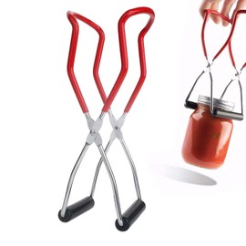 Preserving Jars and Accessories - Stainless Steel Grabber for Preserving Jars with Handle, Safe and Non-Slip - Ideal for Kitchen Use and Preserving