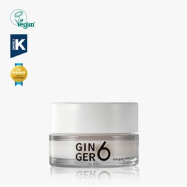 Ginger6 (GINGER6)비건 에너자이징 펩티크림 나이트크림(생강 영양 보습 수분 미백 주름개선)50ml (GINGER6) Vegan Energizing Peptide Cream Night Cream (Ginger Nutritional Moisture Whitening Wrinkle Improvement) 50ml