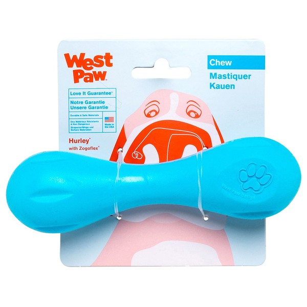 West Paw Zogoflex Hurley Dog Bone Chew Toy – Floatable