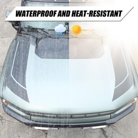 Suetlcoity Car Hood Side Trim Sticker Decals Compatible with Hummer EV SUV Pickup 2024-2025+ Car Bonnet Sports Stripe Vinyl Decorative Decals Hummer EV Accessories (Style A)